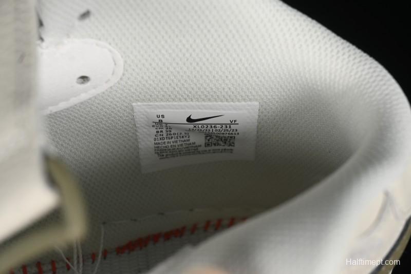 Nike Air Force 1 '07 Mid Military Green Dual-Color Sole Starlight Retro Sneakers - XL0236-231