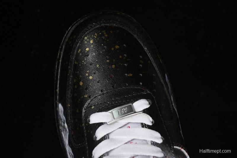 Nike Air Force 1 '07 Low Black Myth Wukong Custom Spray-Painted Gift Box Low-Top Casual Sneakers - ZH0316-045