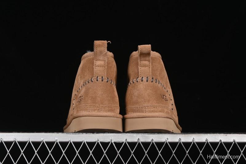 UGG Neumel Moc Ankle Boots in Chestnut Suede with Premium Comfort - 1153631