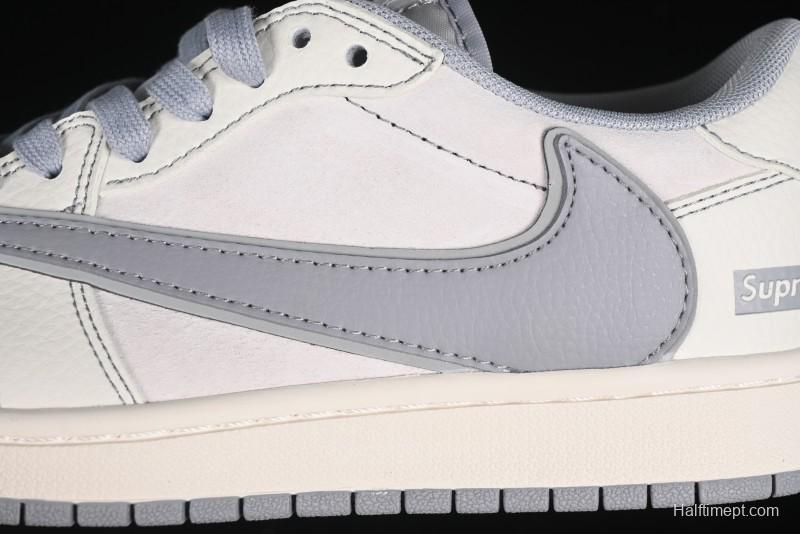 Nike Travis Scott x Fragment Design x Air Jordan 1 Low OG SP AJ1 Supreme Collaboration - XZ2268-003