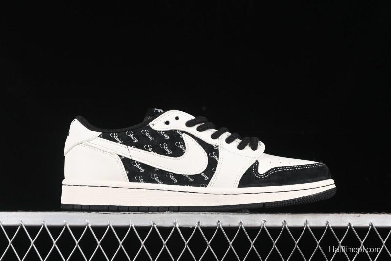 Nike Travis Scott x Fragment Design x Air Jordan 1 Low OG SP Sneakers - SJ2068-128