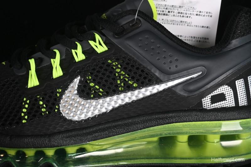 Nike Air Max 2013 Retro Breathable Mesh Cushioned Running Shoes - 555426-003