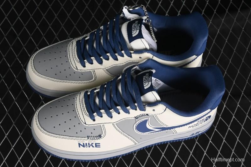 Nike Air Force 1 '07 Low The North Face Collaboration - Blue White Grey - KK1988-016