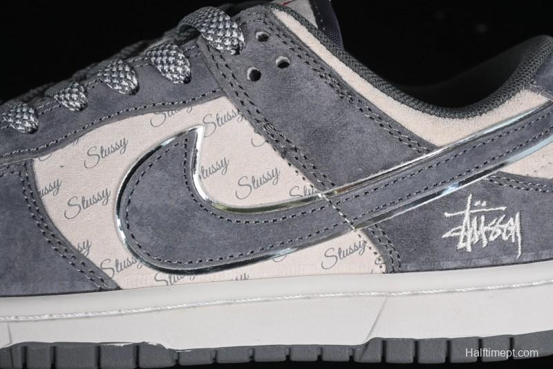 Nike SB Dunk Low Stussy Anniversary Edition Premium Customized Low-Top Casual Sneakers - XX2025-508