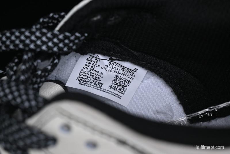 Nike SB Dunk Low Stussy Collaboration - Beige Black Line High-End Custom Low-Top Casual Skate Shoes - BB7518-008