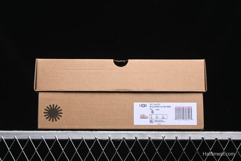 UGG Classic Ultra Mini Mel Two-Tone Lace-Up Low-Top Casual Shoes - 1144032