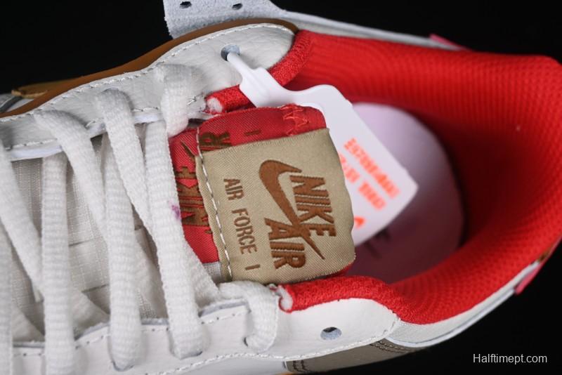 Nike Air Force 1 Shadow Lightweight Elevated Low-Top Casual Sneakers - HQ3400-030