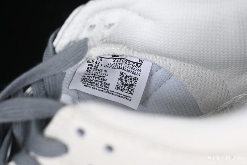 Nike SB Dunk Low Supreme Collaboration Grey Swoosh Double Mini Swoosh Anniversary Custom Low-Top Casual Sneakers - XX2025-688