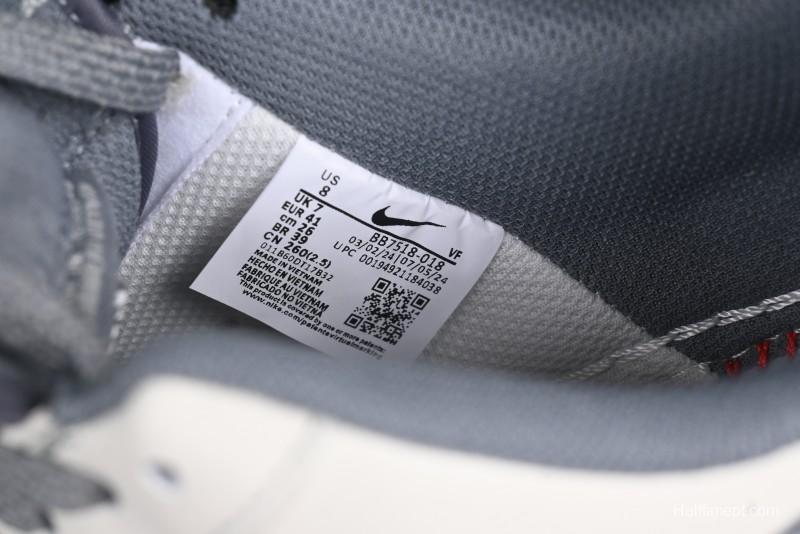 Nike Air Force 1 '07 Low UN Collaboration Pigskin Grey Stitch Low-Top Casual Sneakers - BB7518-018