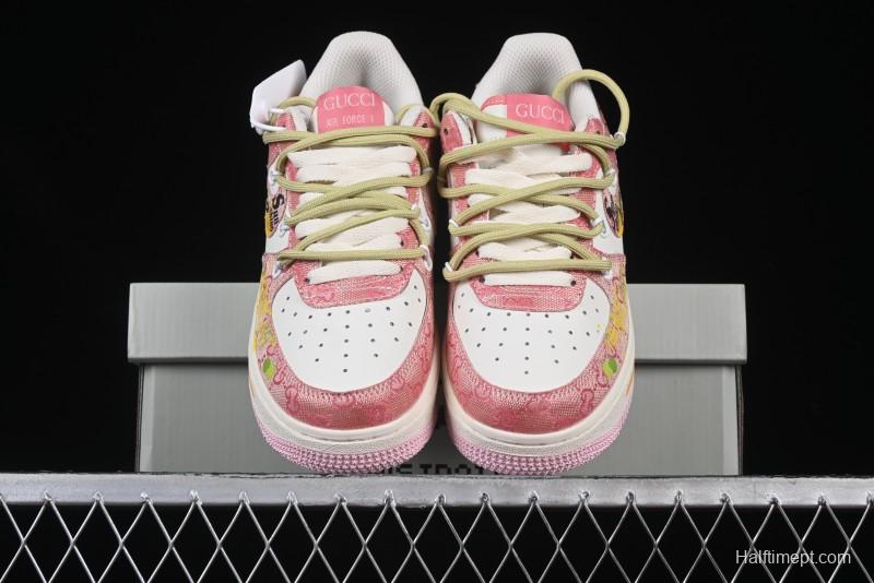 Nike Air Force 1 '07 Low Bugs Bunny Custom Casual Sneakers - BD7700-666