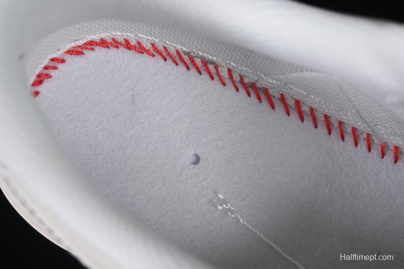 Nike Air Force 1 '07 Low Stussy Collaboration Grey Swoosh Casual Sneakers - HH7518-063