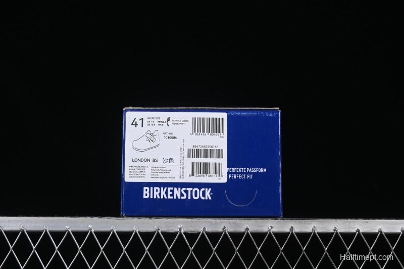 Birkenstock London BS Unisex Slip-On Comfort Shoes with Soft Suede Leather and Lambswool Insole - G.D4