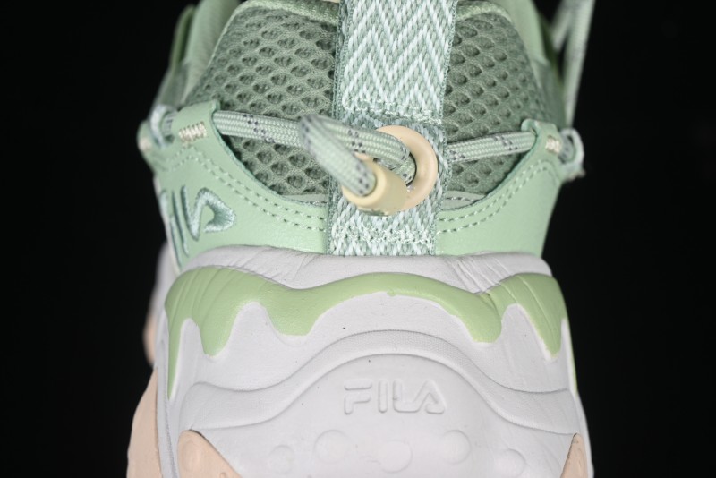 Fila Fusion Retro Mars Running Shoes with Lace-Up Design and Cushioned Sole - F12W422103FMB
