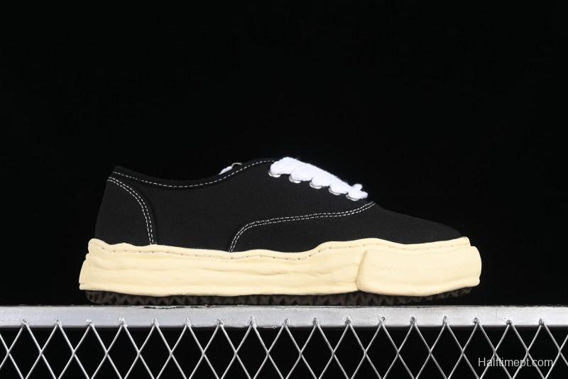 Wayne Original Sole Leather Low Sneaker with Deconstructed Ice Cream Sole - W.E5
