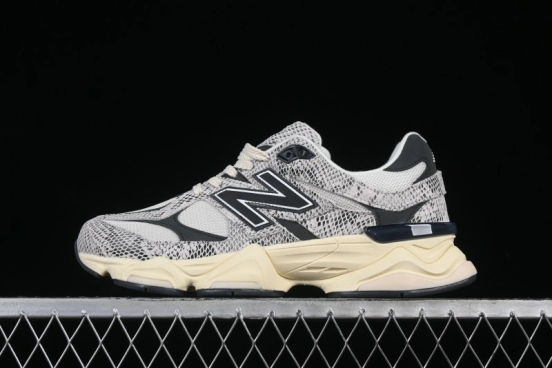 New Balance NB9060 Series Retro Casual Running Shoes with ABZORB Cushioning - U9060SNA