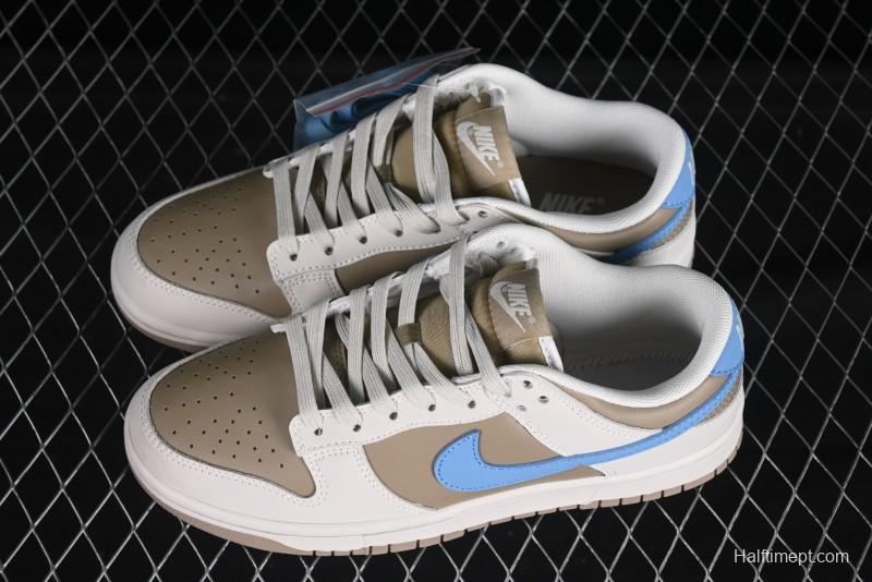 Nike Dunk Low Retro Premium Casual Sneakers in Caramel Cream - HQ1175-240