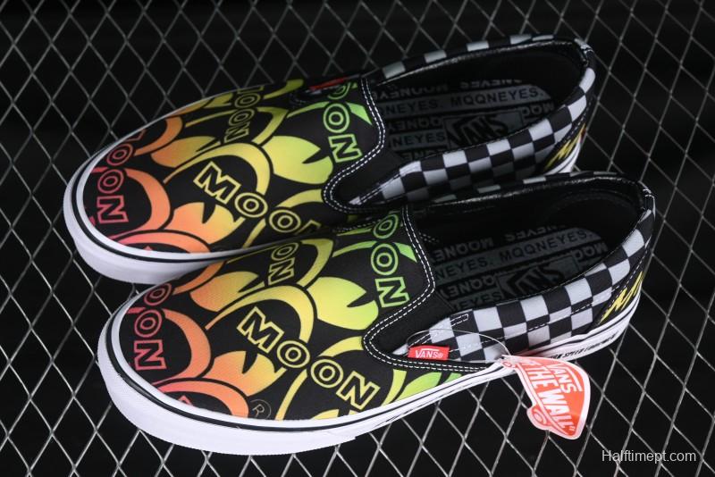 Mooneyes x Vans Slip-On Low-Top Casual Skate Shoes - VN000CP6BHG