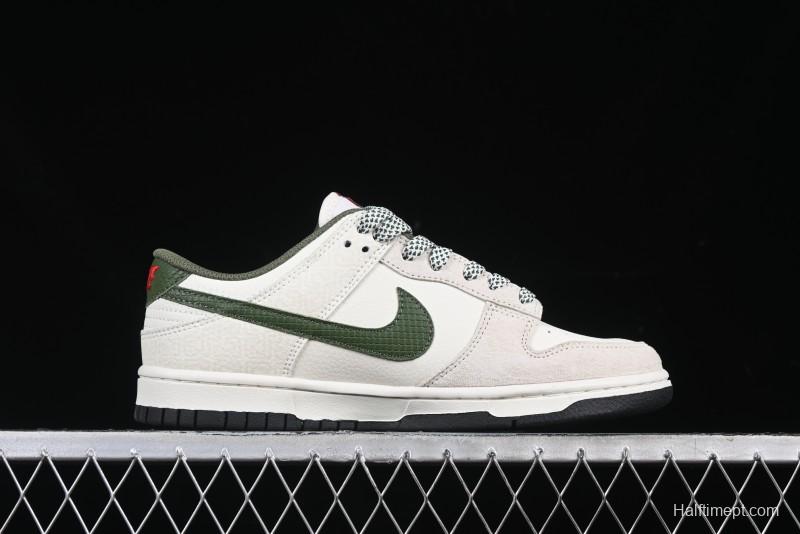 Nike SB Dunk Low UN Collaboration Year of the Snake Limited Edition Green Snake Swoosh Anniversary Custom Low-Top Casual Sneakers - DJ2024-070