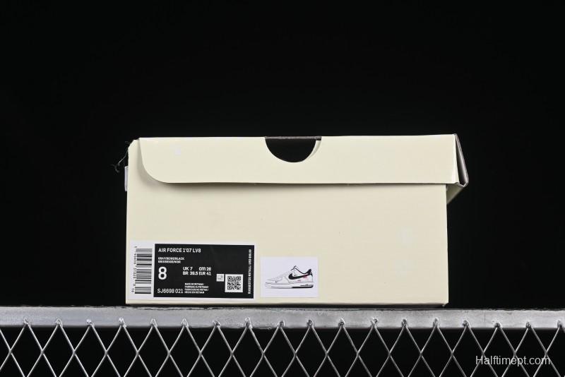 Nike Air Force 1 '07 Low Champion Collaboration Triple Swoosh Low-Top Casual Sneakers - SJ6698-021