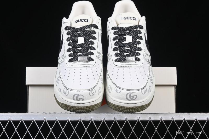 Nike Air Force 1 '07 Low Gucci Collaboration Classic Pattern Low-Top Casual Sneakers - CH6336-516