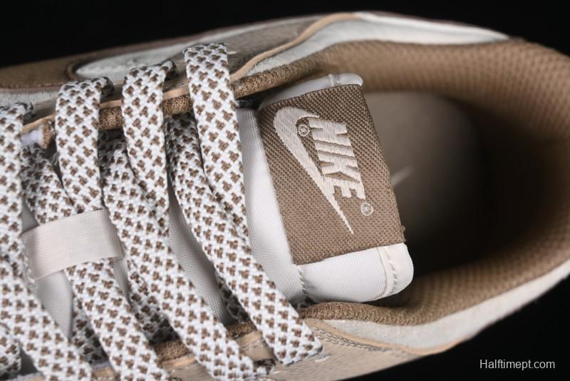 Nike SB Dunk Low Anniversary Edition Dark Swoosh Brown White Custom Low-Top Casual Skate Shoes - DJ2024-071