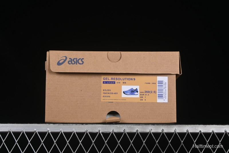 Asics Gel-Resolution 9 Retro Breathable Cushioned Casual Running Shoes - 1041A330-401