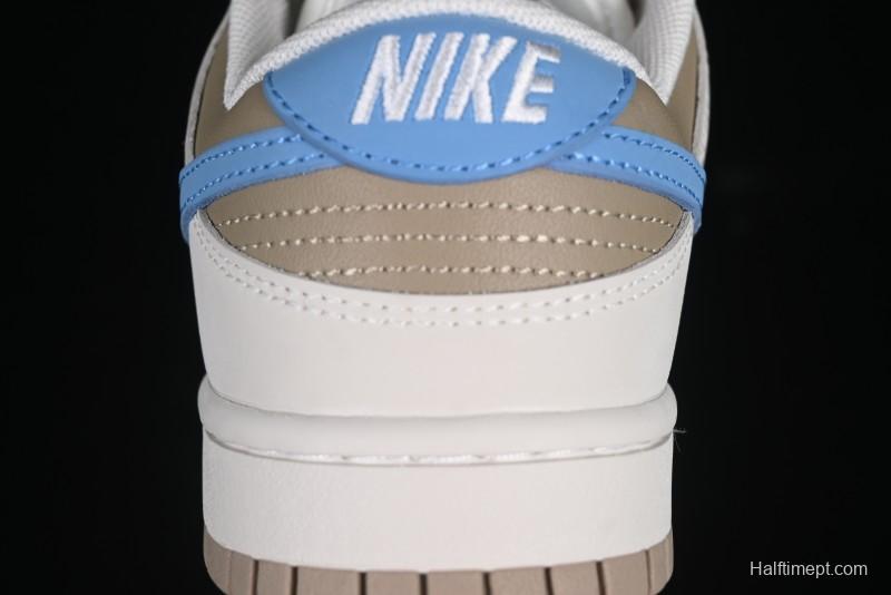 Nike Dunk Low Retro Premium Casual Sneakers in Caramel Cream - HQ1175-240