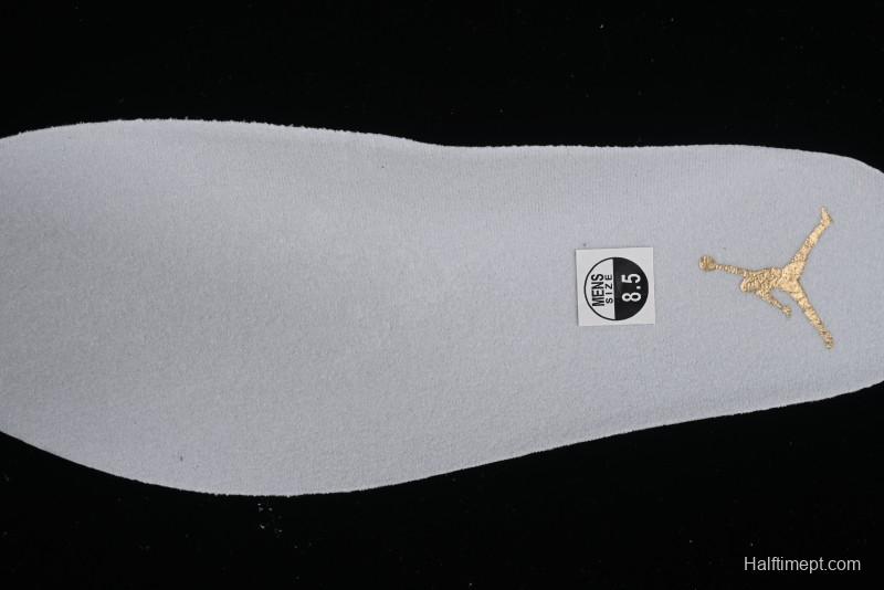 Nike Air Jordan 4 Retro Sneakers with Metallic Gold Design - AQ9129-170