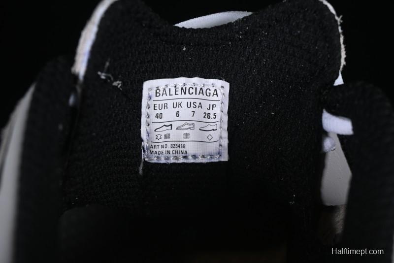 Balenciaga Monday Calf Leather Round Toe Lace-Up Low-Top Casual Shoes - WDWTS1971