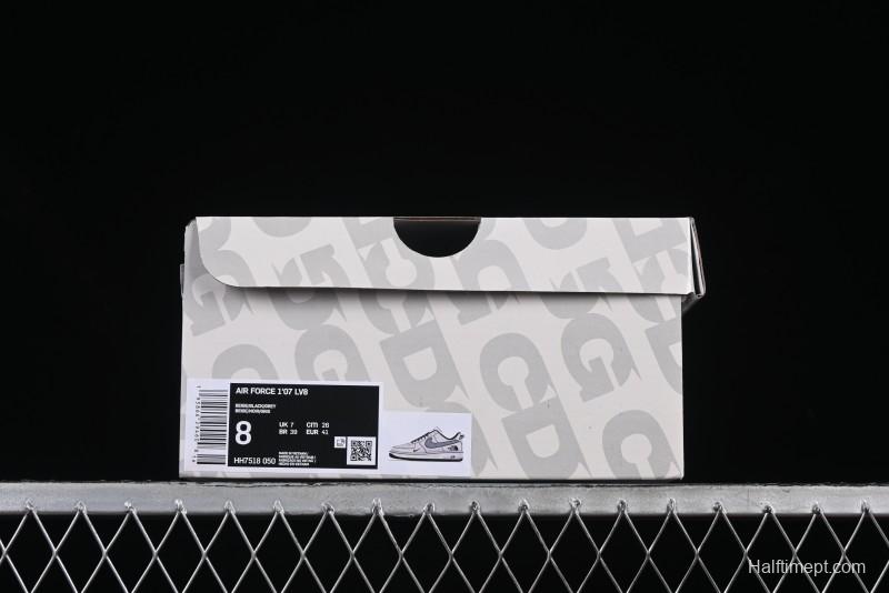 Nike Air Force 1 '07 Low The North Face x Comme des Garçons Black White Line Casual Sneakers - HH7518-050