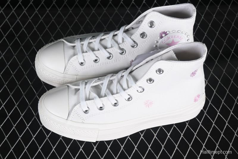 Converse Chuck 70s Classic High Top Canvas Sneakers with Thick Sole - A15786C