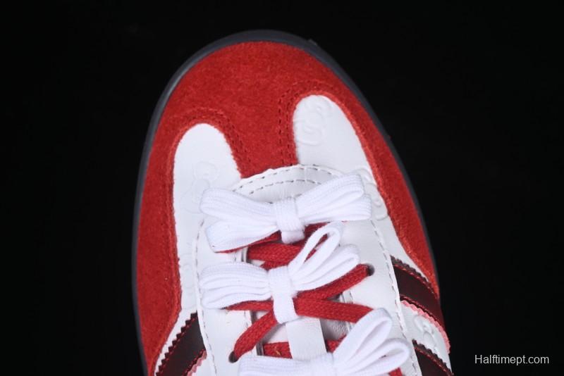 Adidas Originals Gazelle Indoor II Retro Casual Slip-Resistant Wear-Resistant Low-Top Sneakers - II0013