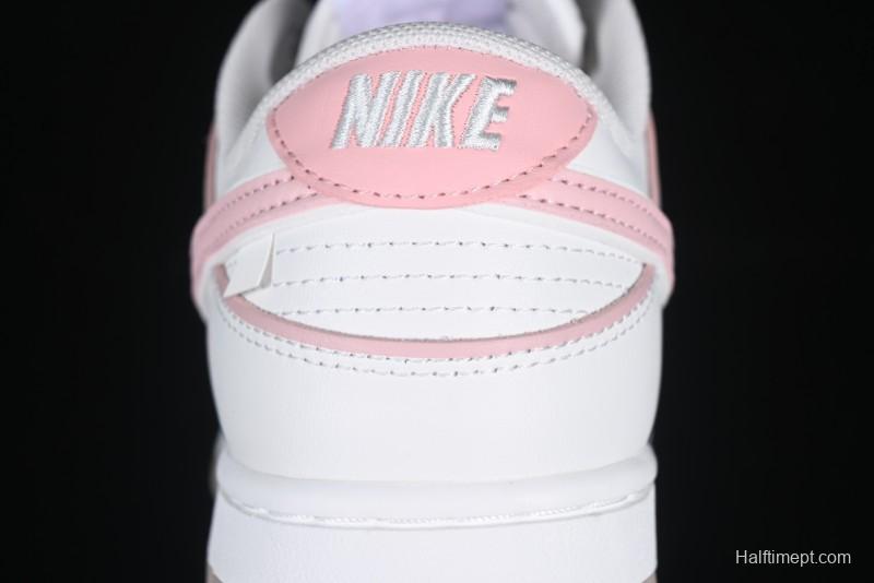 Nike SB Dunk Low Anniversary Premium Custom White Pink Low-Top Casual Skate Shoes - WP0212-013