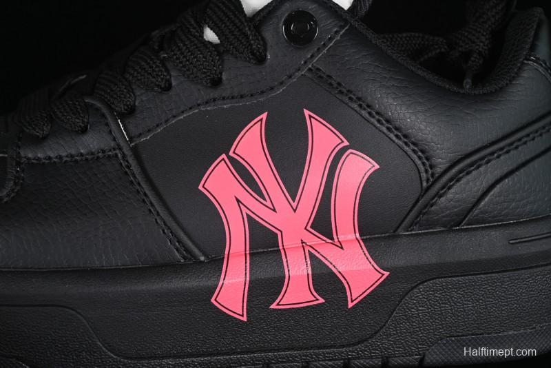 New York Yankees MLB Chunky Liner Custom Platform Sneakers in Neon Pink - 3ASXCA12N50WHS