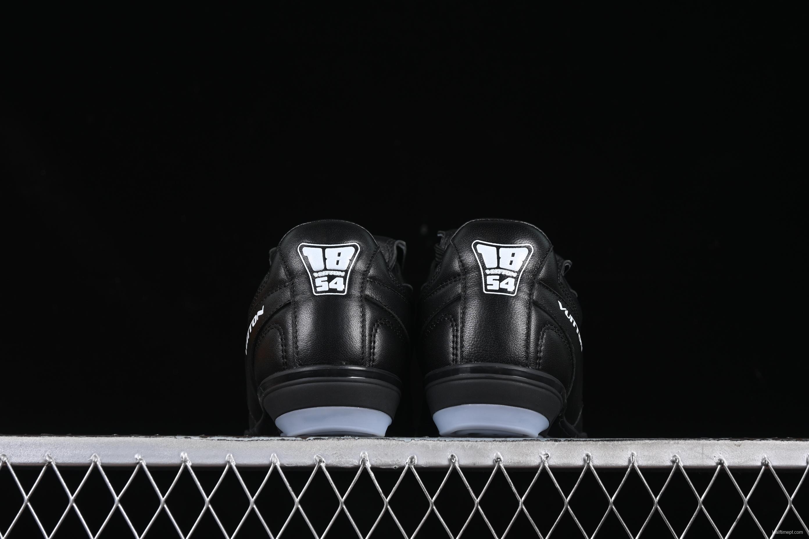 Louis Vuitton Footprint Soccer Low-Top Lifestyle Casual Shoes Round Toe Lace-Up - AJF6