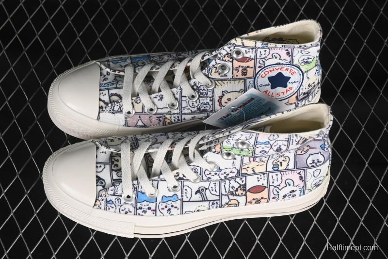 Converse Chiikawa x Converse All Star CM Hi Usagi Emoji Collaboration High Top Casual Sneakers - 1SE426