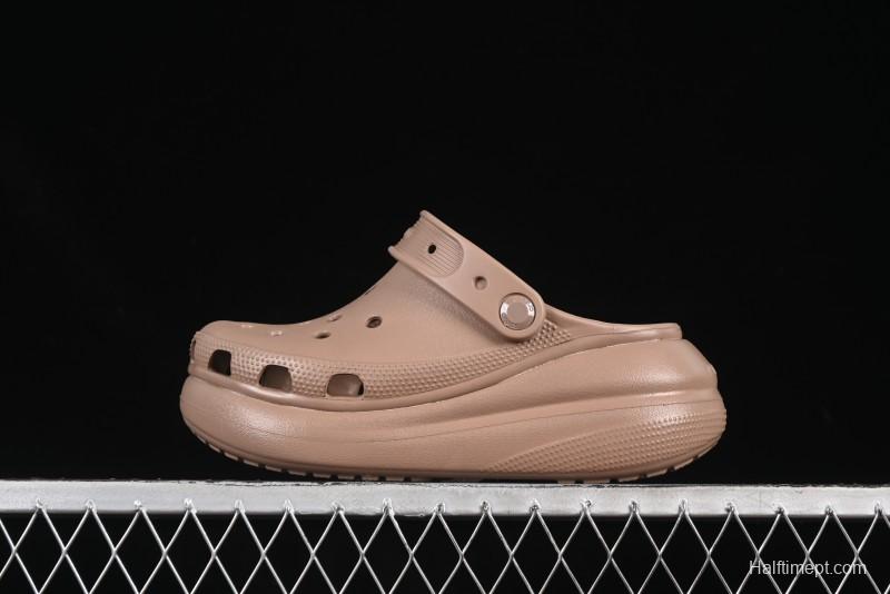 Crocs Classic Puff Two-Way Summer Sandals with Ventilation Holes - B.D4