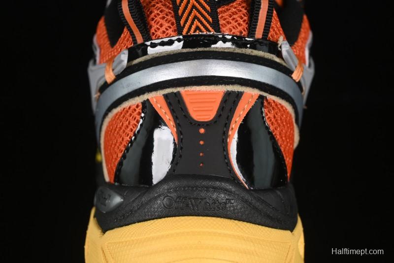 Off-White Be Right Low-Top Lifestyle Sneakers in Grey Orange - X.E5