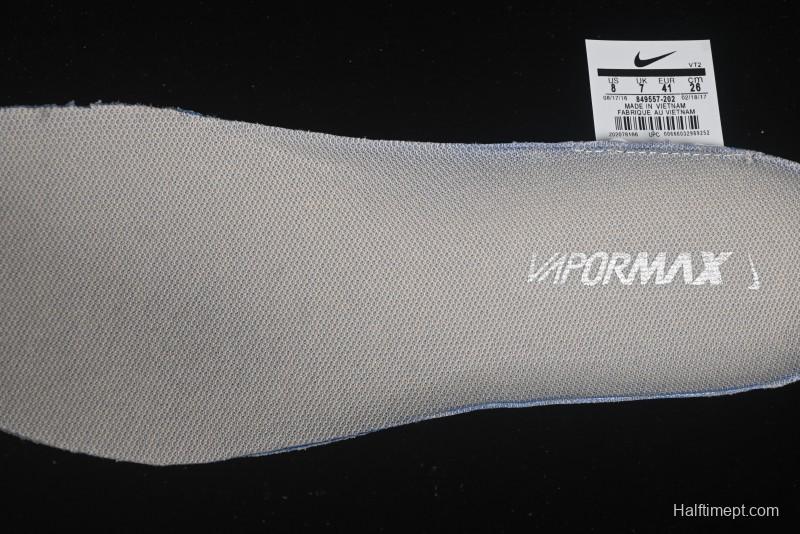 Nike Vapormax Flyknit Breathable Casual Running Shoes with Full-Length Air Cushion - 849557-202