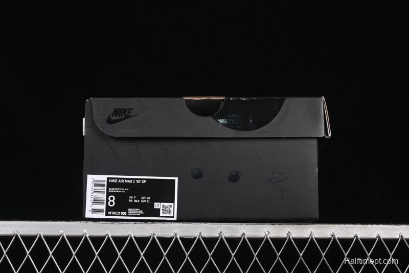 Nike Air Max 1 Retro Running Shoes with Half-Sole Air Cushion - HF8813-001