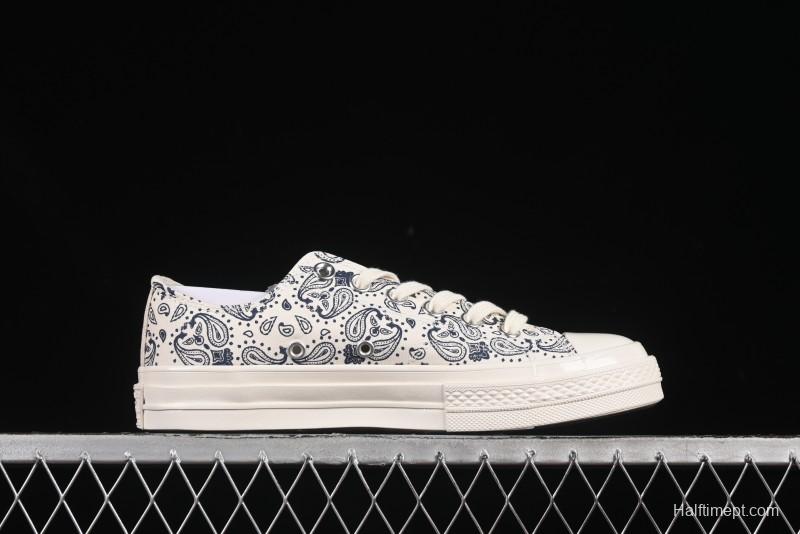 Converse Chuck 1970s Low Top Casual Sneakers with Paisley Pattern - A15752C