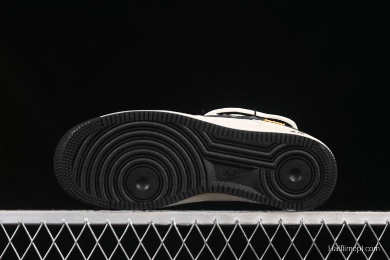 Nike Air Force 1 '07 Low LV Collaboration Blue Swoosh Drawstring Casual Sneakers - DM6868-061