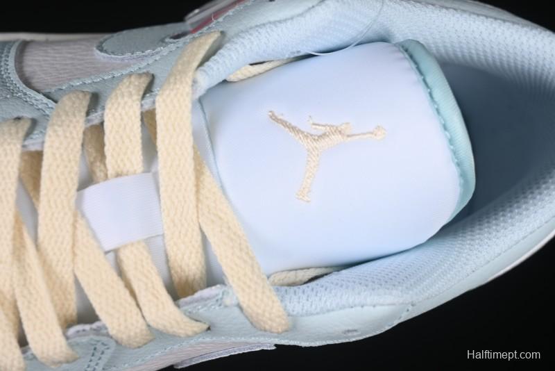 Nike Air Jordan 1 Low AJ1 Mint Blue Casual Lifestyle Sneakers - HJ5999-400