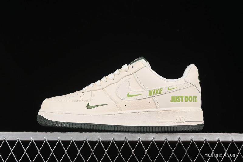 Nike Air Force 1'07 Low Just Do It Casual Sneakers with Full-Length Air Cushion - DF0188-056