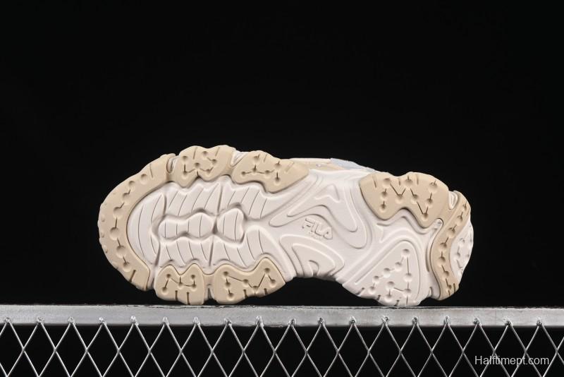 Fila Heritage Fluid Cat Claw 5.0 Vintage Dad Shoes with Lace-Up Design - F12W412105FLV