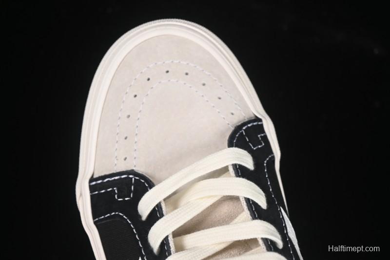 Fear of God x Vans Sk8-Hi High-Top Sneakers in Minimalist Black/White - VN0A2XS1ML5