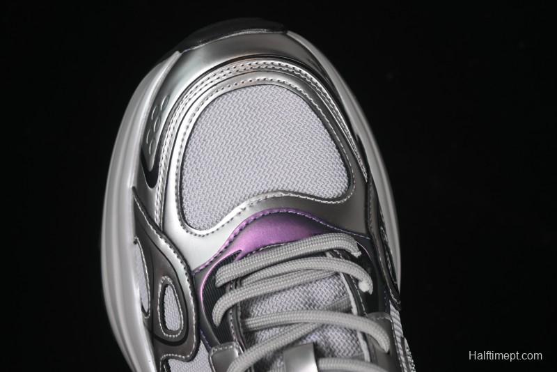 GG-CC 25ss New Platform Chunky Sneakers with 7CM Height Increase and Irregular Design - 668-2 Black