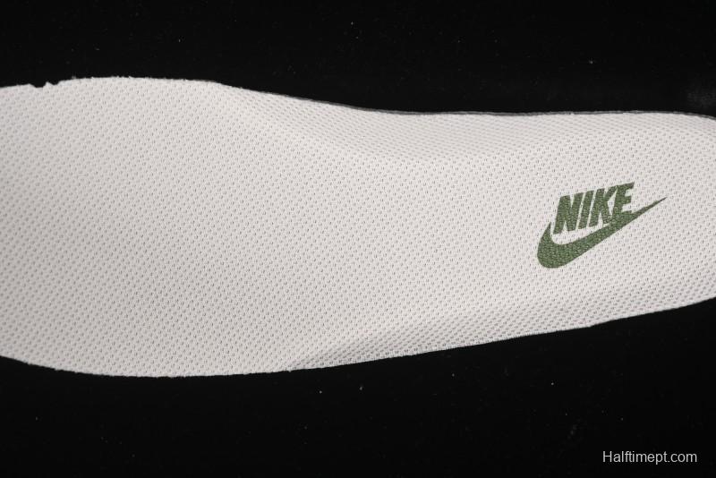 Nike Air Force 1 '07 Low Stussy Collaboration Green Swoosh Gold Embroidery Casual Sneakers - XX3168-151