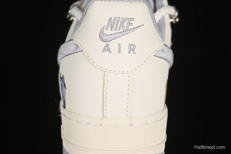 Nike Air Force 1'07 Low x Capybara "Frankenstein" Casual Sneakers - LV0506-220