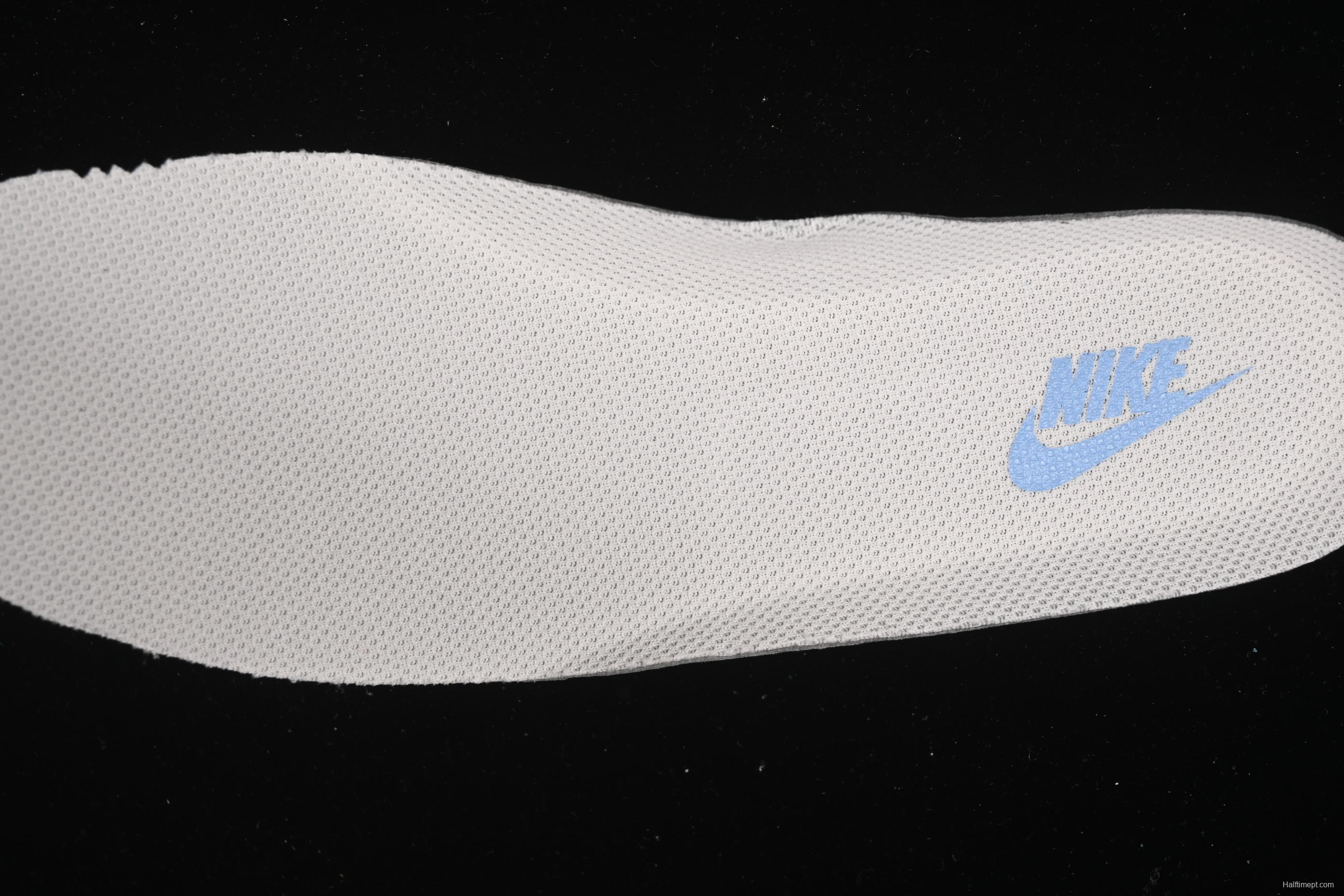 Nike Air Force 1'07 Low Supreme Collaboration Light Blue Swoosh Casual Sneakers - XS3464-577